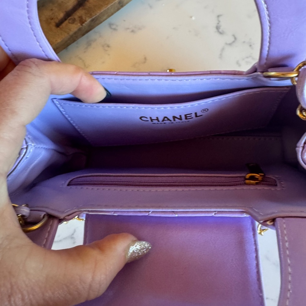 LUXURY DESIGNER WOMEN'S PURPLE PURSE BRAND NEW - Picture 8 of 10